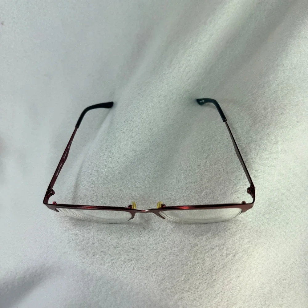 Heartland Deann Burgundy Cat Eye Eyeglass Frames only53-17-135 Metal Red Glasses